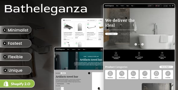Bath Eleganza - Bathroom Furniture Shopify 2.0 Theme