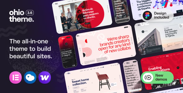 Ohio - Creative Portfolio & Agency WordPress Theme