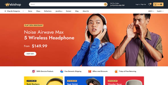 Webishop - Multipurpose Shopify 2.0 Responsive Theme