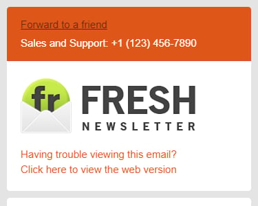 Fresh Newsletter - Hybrid Email Template + Access to Gifky Layout Builder