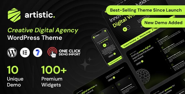 Artistic - Digital Marketing WordPress Theme