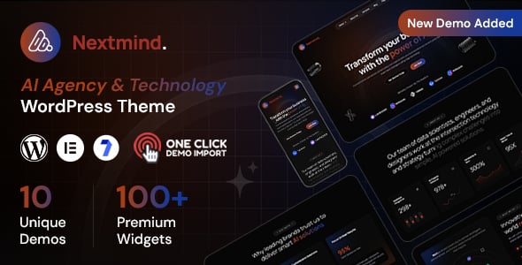 Nextmind - AI Agency WordPress Theme