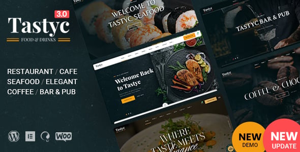 Tastyc - Cafe Restaurant Theme