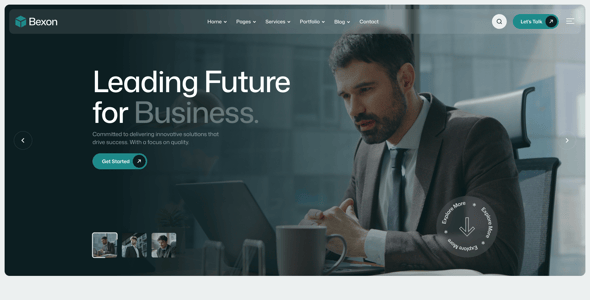 Bexon - Corporate Business Figma Template