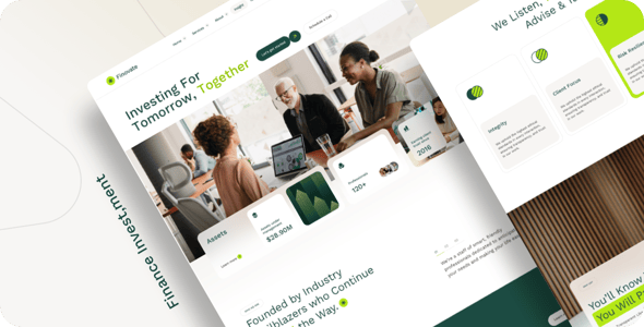Finovate – Financial Advisors & Business Consulting WordPress Theme